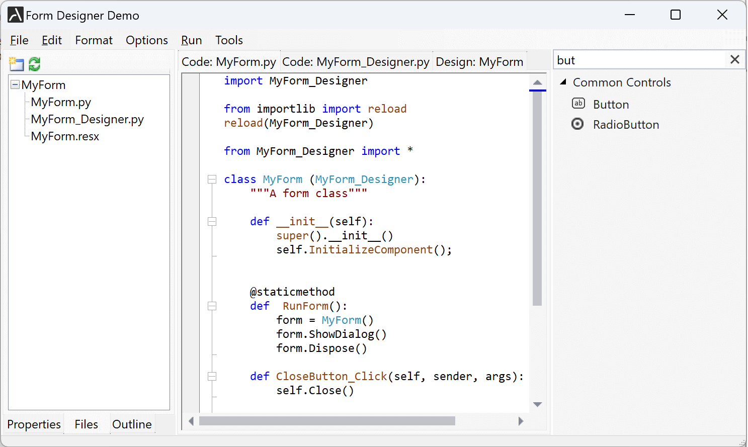 Form Designer improvements