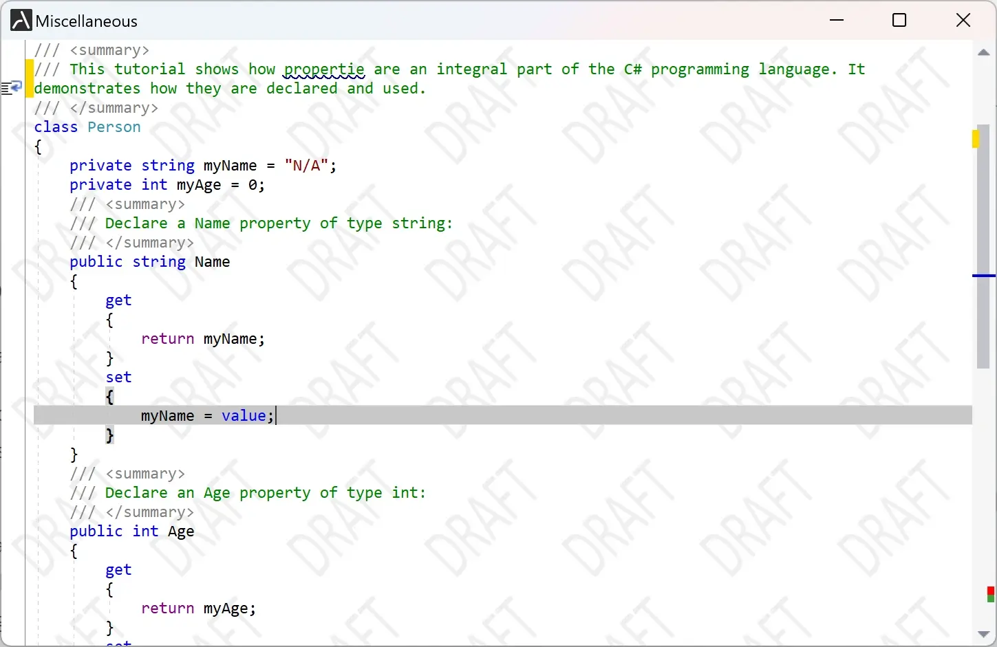 Miscellaneous display options