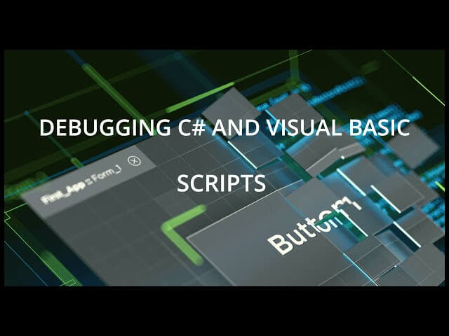 Integrating C# and Visual Basic Script Debugger in your applications